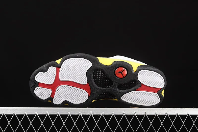 All categories Air Jordan Jordan series basketball shoes Air Jordan 13 G version Air Jordan AJ13 Retro AJ13 Joe 13 racing white and yellow 414571-167